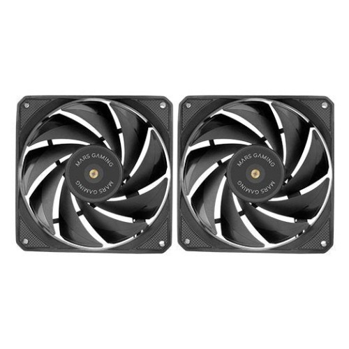 Pack 2 ventiladores mars gaming mf-nclx2 12cm