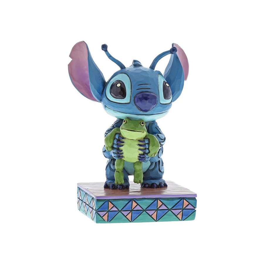 Figura enesco disney stitch con rana
