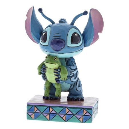 Figura enesco disney stitch con rana