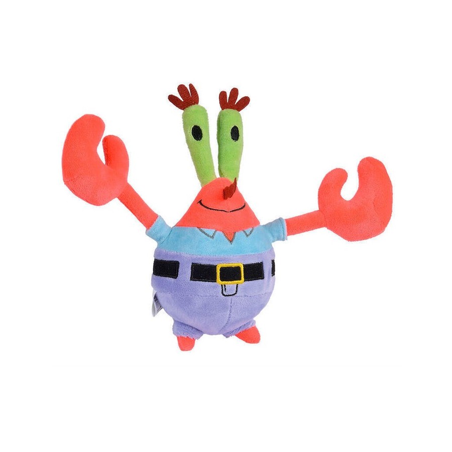 Peluche sr. cangrejo bob esponja 20cm