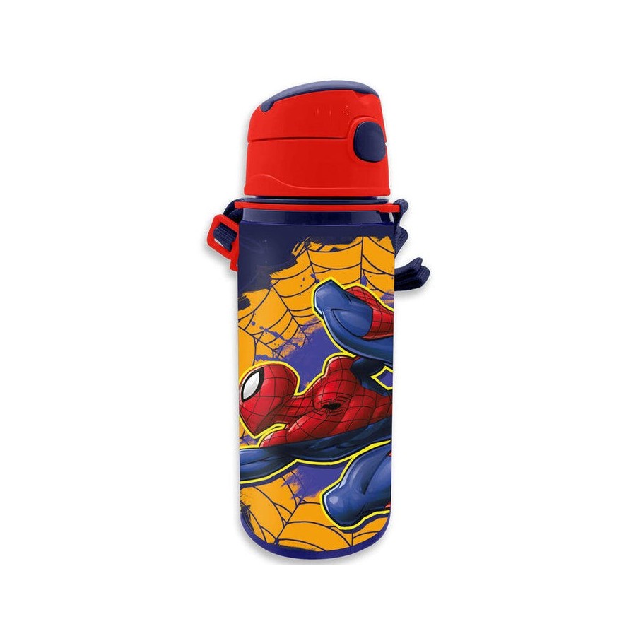 Cantimplora aluminio spiderman marvel 600ml