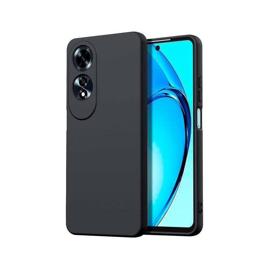 Funda oppo a60 square liquid premium negro