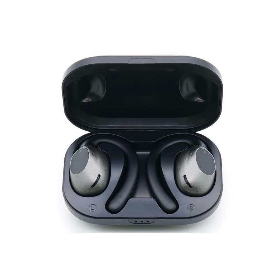 Auriculares nilox nxtwrunbeator   inalámbrico  llamadas/música bluetooth negro, plata