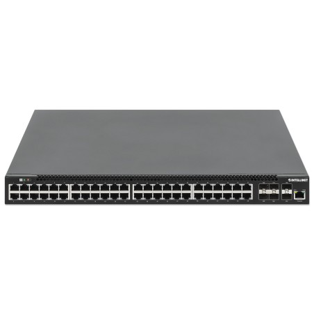 Switch intellinet 54-p poe+ managed 6x10gbe 850w