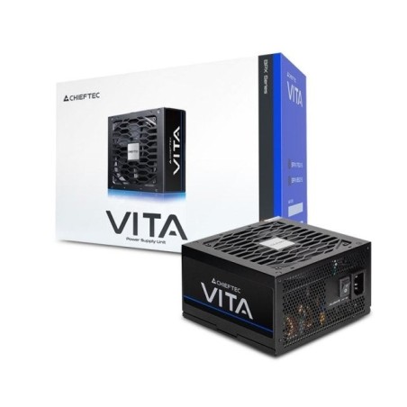 Fuente de alimentación chieftec bpx-850-s , 4x pcie, gestión de cables, 850 vatios bpx-850-s negra