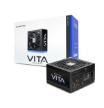 Fuente de alimentación chieftec bpx-850-s , 4x pcie, gestión de cables, 850 vatios bpx-850-s negra