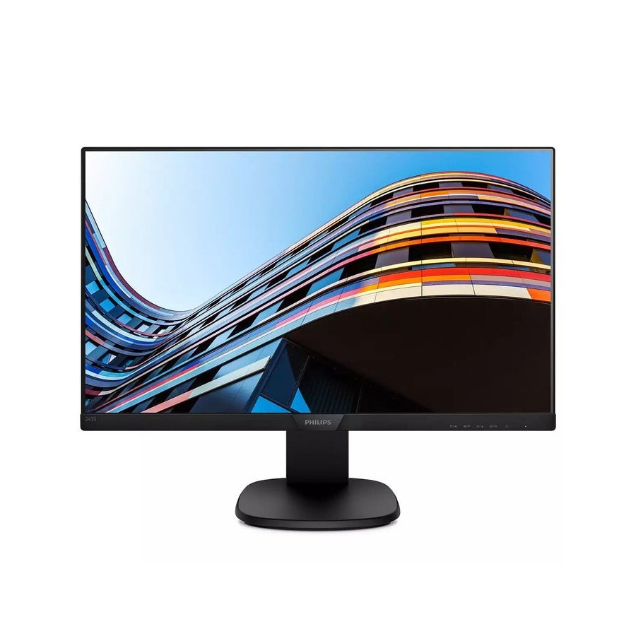Monitor philips 23.8" 243s7ehmb 1920x1080 vga hdmi 5ms gtg 60hz altavoces 2x2w ajustable pivotante vesa 100x100mm