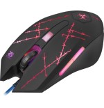 Ratón defender forced gm-020l  juego ambidextro usb tipo a óptico 3200 dpi