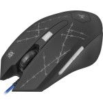 Ratón defender forced gm-020l  juego ambidextro usb tipo a óptico 3200 dpi