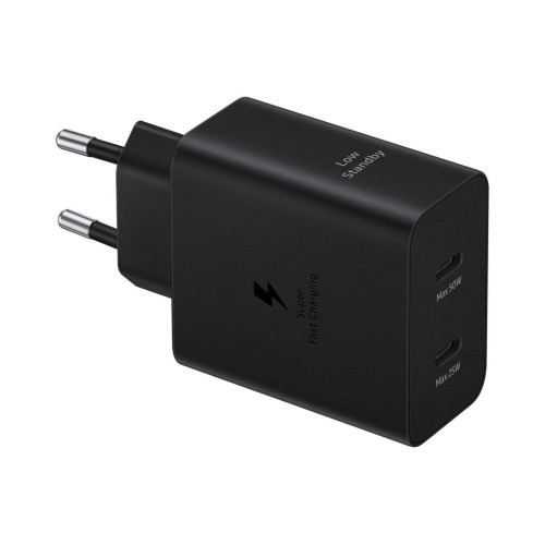 Cargador samsung ep-t5020 portátil, smartphone, tableta negro corriente alterna carga rápida interior