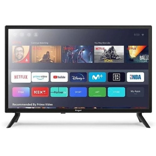Televisor engel le2485sm 24" hd smart tv wifi negro