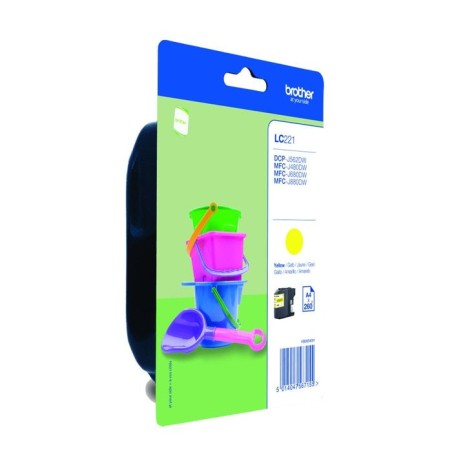 Tinta original brother lc221 amarillo lc 221 y