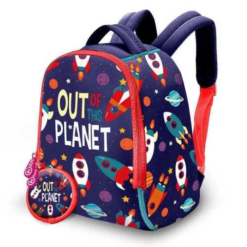 Mochila + monedero out planet neopreno 25cm