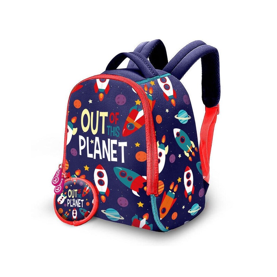 Mochila + monedero out planet neopreno 25cm