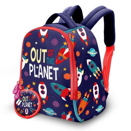 Mochila + monedero out planet neopreno 25cm