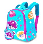Mochila + monedero love pirates neopreno 25cm