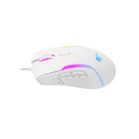 Ratón gaming  havit ms1033 rgb 8000 dpi 9 botones blanco