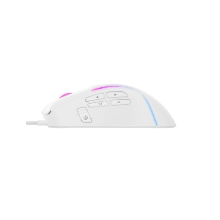 Ratón gaming  havit ms1033 rgb 8000 dpi 9 botones blanco