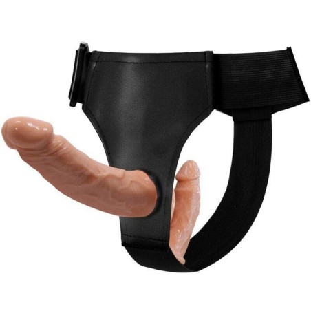 Baile - ultra passionate harness dildos dobles con arnés