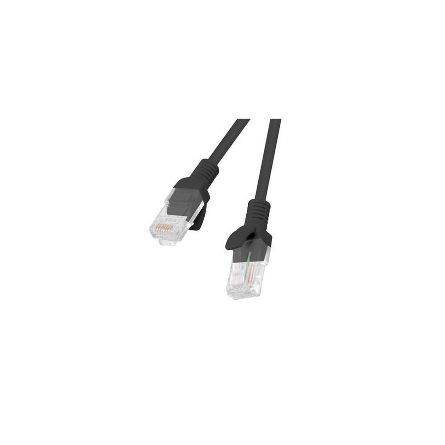 Lanberg cable de red cat.6 utp 1m negro 10-pack