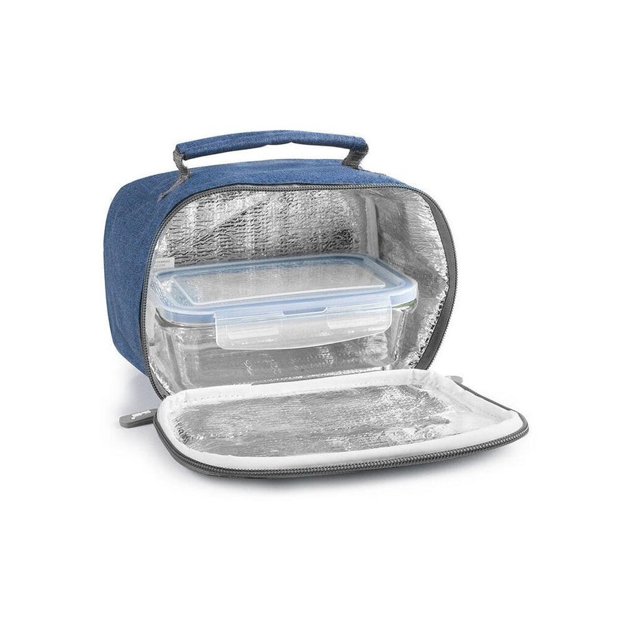 Porta alimentos + taper azul, 753401a. ibili