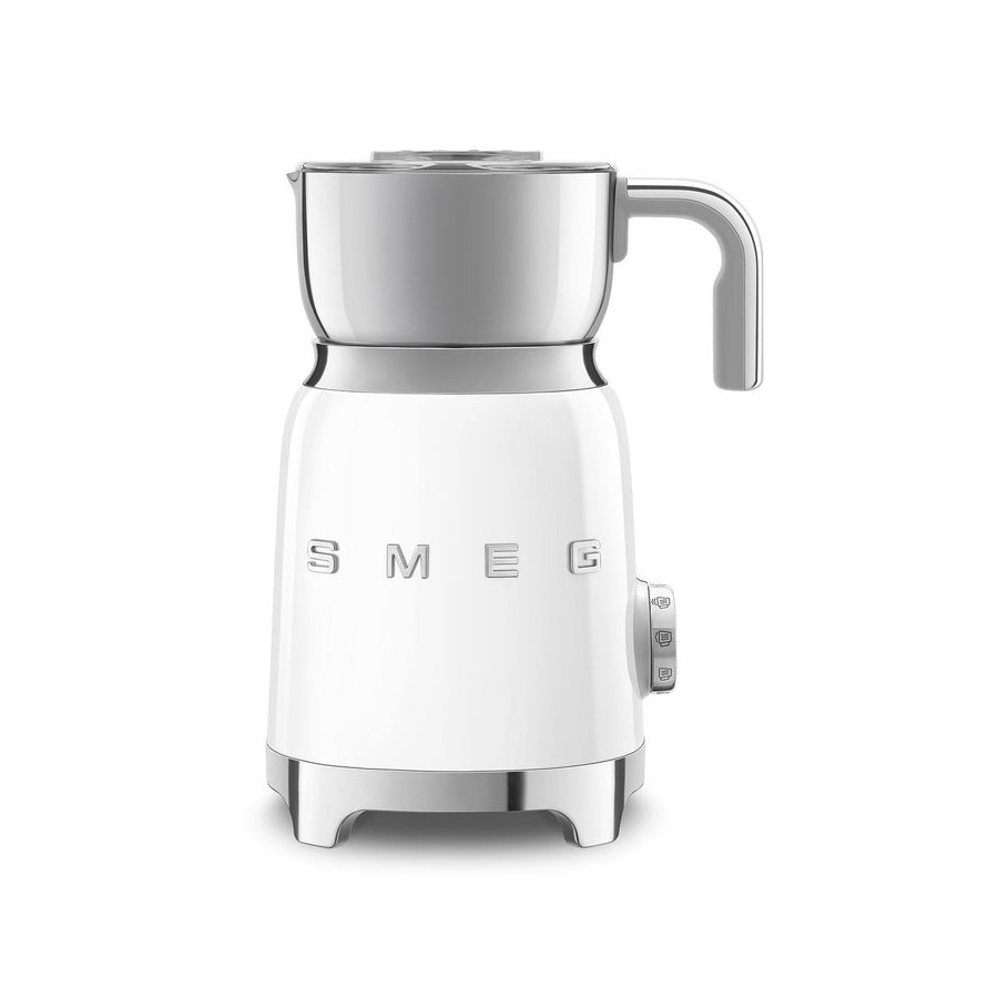 Espumador de leche smeg mff11wheu estilo años 50 blanco
