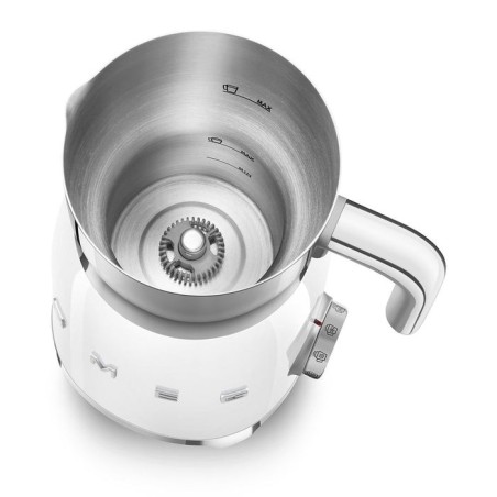 Espumador de leche smeg mff11wheu estilo años 50 blanco