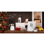 Espumador de leche smeg mff11wheu estilo años 50 blanco