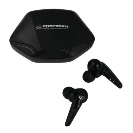 Auriculares esperanza eh231k  intrauditivos bluetooth tws negro