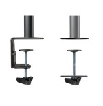 Tooq soporte de mesa con brazo articulado para monitor de 13"-32" - giratorio e inclinable - gestion de cables - peso