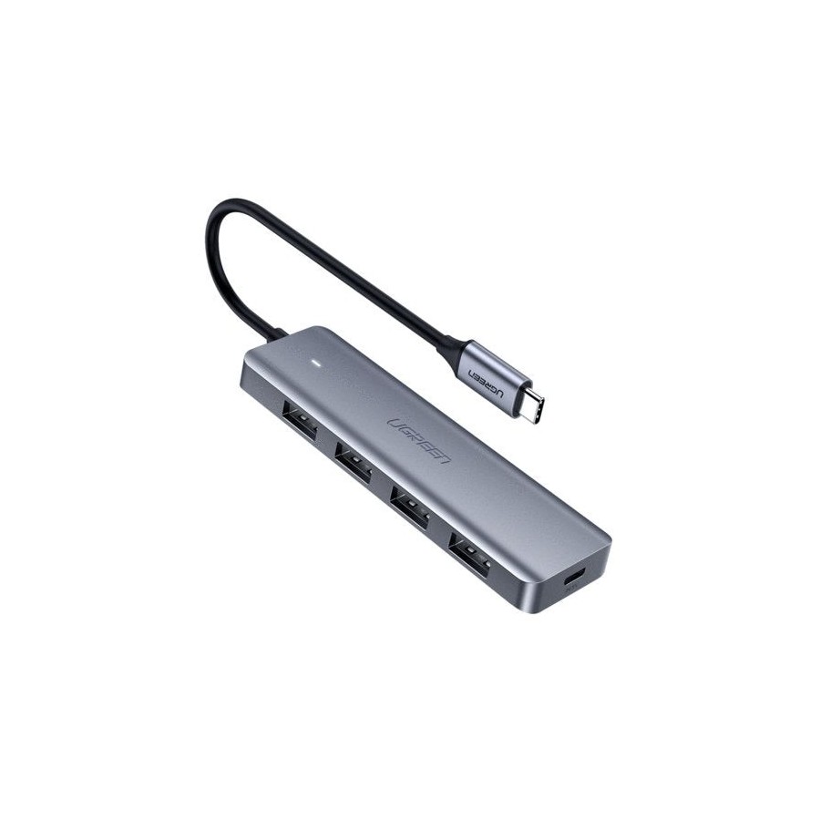 Hub  ugreen 50985 de interfaz usb 3.2 gen 1 (3.1 gen 1) type-a 5000 mbit/s plata