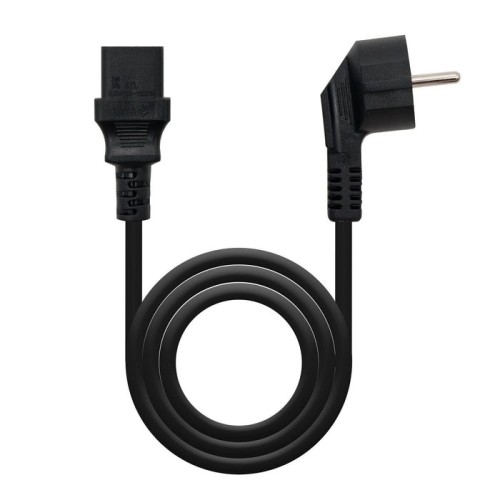 Nanocable cable de alimentacion cpu - shucko cee7 macho a c-13 hembra 1.50m - negro