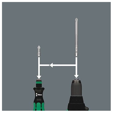 Llave de tubo wera kraftform kompakt 71 security, 32 piezas  negro/verde, 1/4", incluye mango enchufable 5057114001