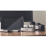 Kingston workflow usb minihub, estación de acoplamiento (plateado/negro, usb-c, usb-a)