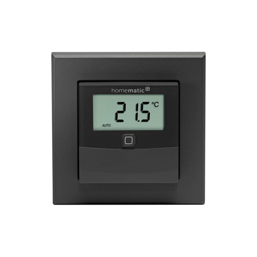 Sensor de temperatura y humedad homematic ip con display hmip-sthd-a antracita 160551a0