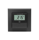 Sensor de temperatura y humedad homematic ip con display hmip-sthd-a antracita 160551a0