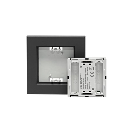 Sensor de temperatura y humedad homematic ip con display hmip-sthd-a antracita 160551a0