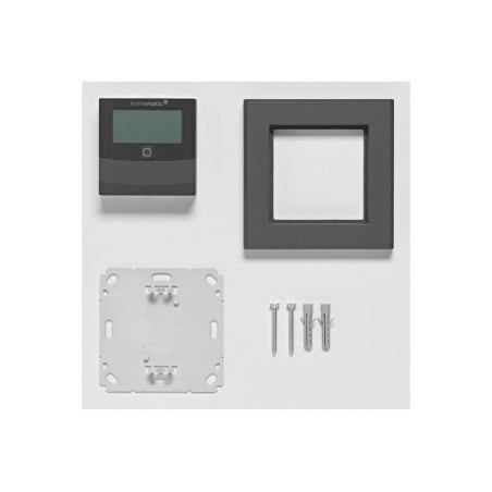Sensor de temperatura y humedad homematic ip con display hmip-sthd-a antracita 160551a0