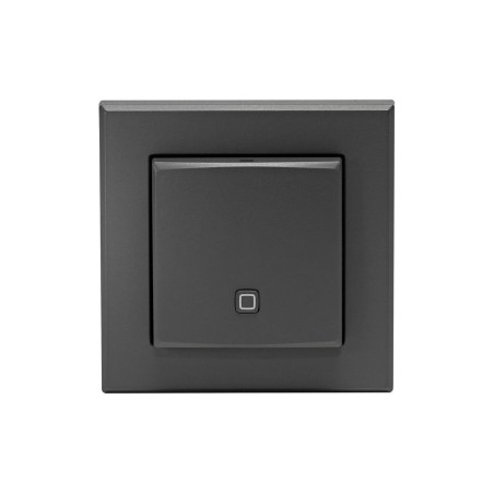 Sensor de temperatura y humedad homematic ip interior hmip-sth-a antracita 160530a0