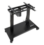 Soporte suelo ruedas eléctrico "uros" 52-84 2 bult
