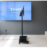 Soporte suelo ruedas eléctrico "uros" 52-84 2 bult