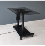 Soporte suelo ruedas eléctrico "uros" 52-84 2 bult