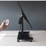 Soporte suelo ruedas eléctrico "uros" 52-84 2 bult