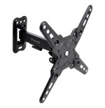 Soporte pared pantallas 13-43" gira/incli negro