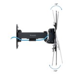 Soporte pared pantallas 13-43" gira/incli negro