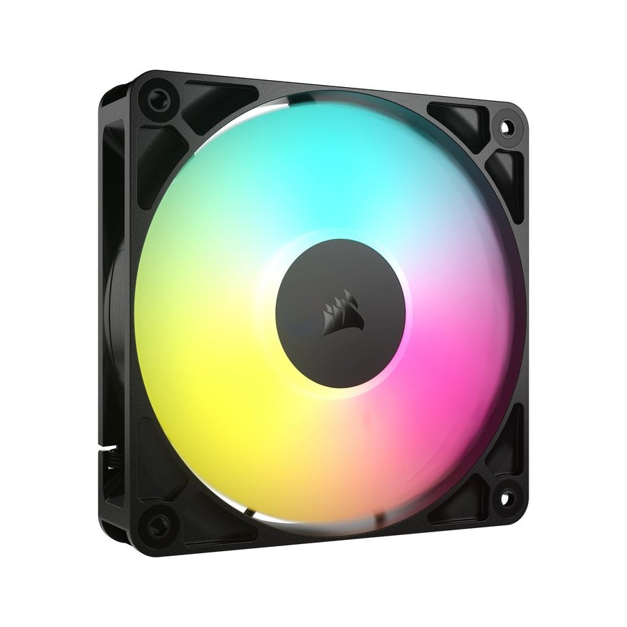 Ventilador  pc corsair rs120 argb, de caja co-9050180-ww negro