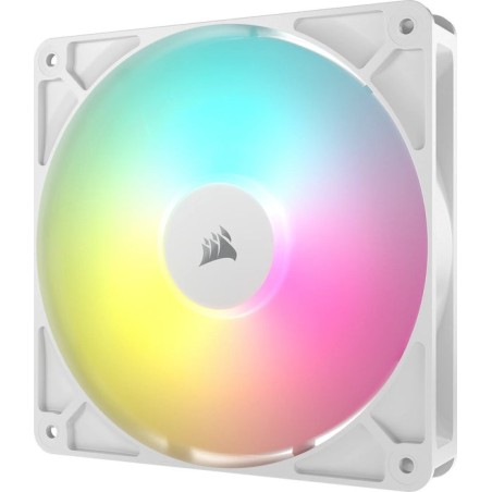 Ventilador pc  corsair rs140 argb  paquete de 2 co-9050187-ww blanco
