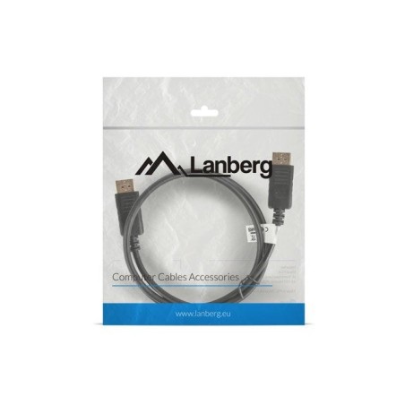 Lanberg cable ca-dpdp-10cc-0010-bk displayport macho/macho maxima resolucion 4k 1 metro
