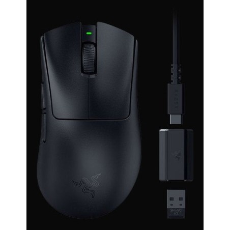 Ratón  razer deathadder v3 hyperspeed gaming negro rz01-05140100-r3g1