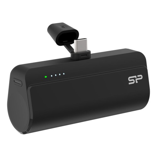 Silicon  power bank qd50 5000mah quick energy, black
